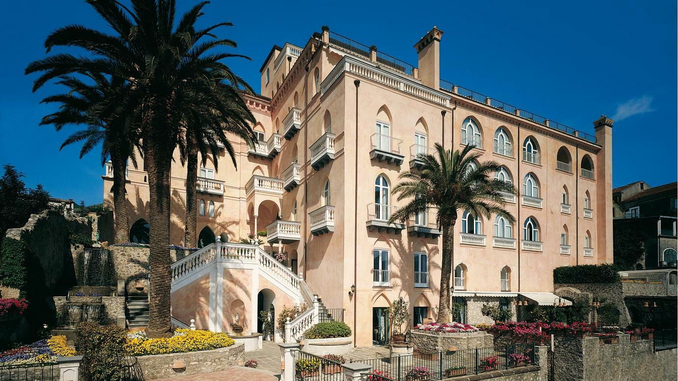 ホテル Palazzo Avino ラヴェッロ エクステリア 写真